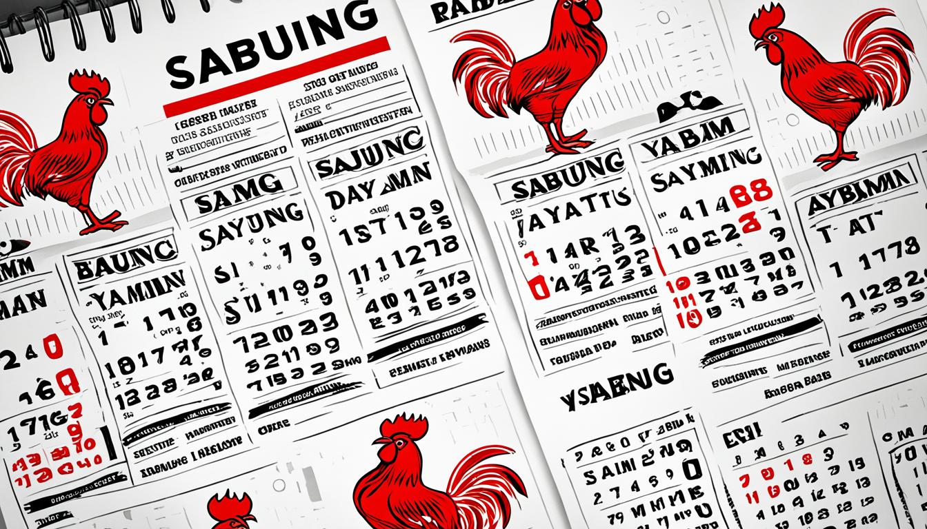 Jadwal Laga Sabung Ayam Tanpa Blokir Terkini